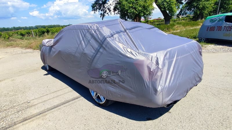 Модельный чехол для Mercedes-Benz S-Klasse (W221) Long вид сзади