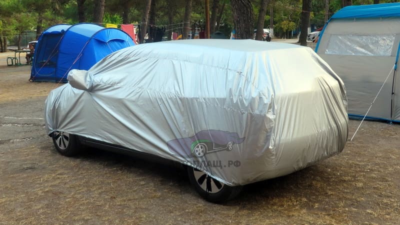 Чехол для авто Kia Rio хэтчбек вид сзади