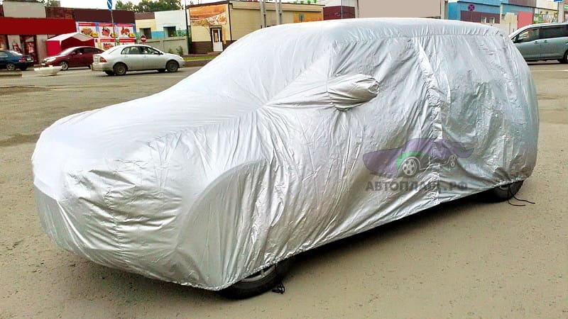 Защитный тент Land Rover Evoque вид сбоку