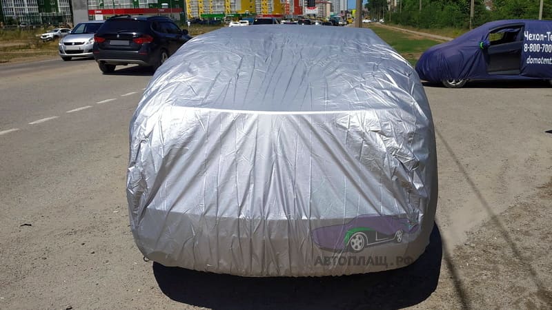 Защитный чехол-тент на седан Mazda 3 '2009-11 вид сзади