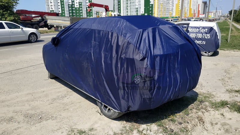 Защитный чехол на авто Subaru XV вид сзади