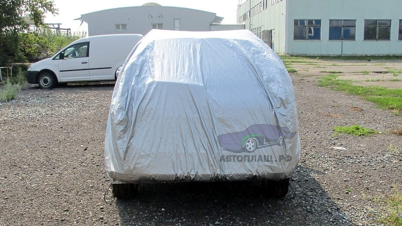 Модельный тент-чехол для авто Lada Kalina SW Cross вид сзади