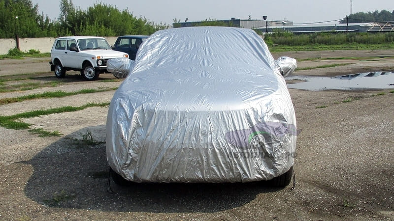 Модельный тент-чехол для Lada X-Ray вид спереди