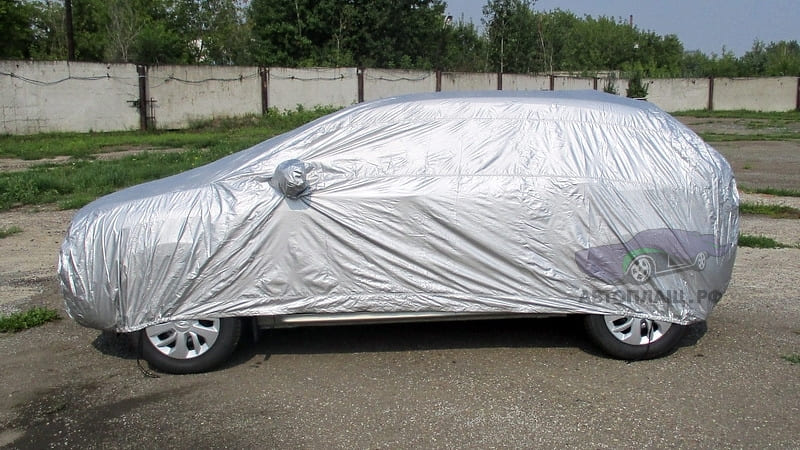Модельный тент-чехол для Lada X-Ray вид сбоку